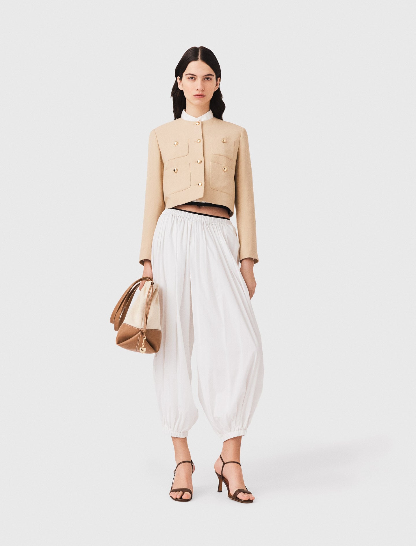 Maje Harem cotton trousers
