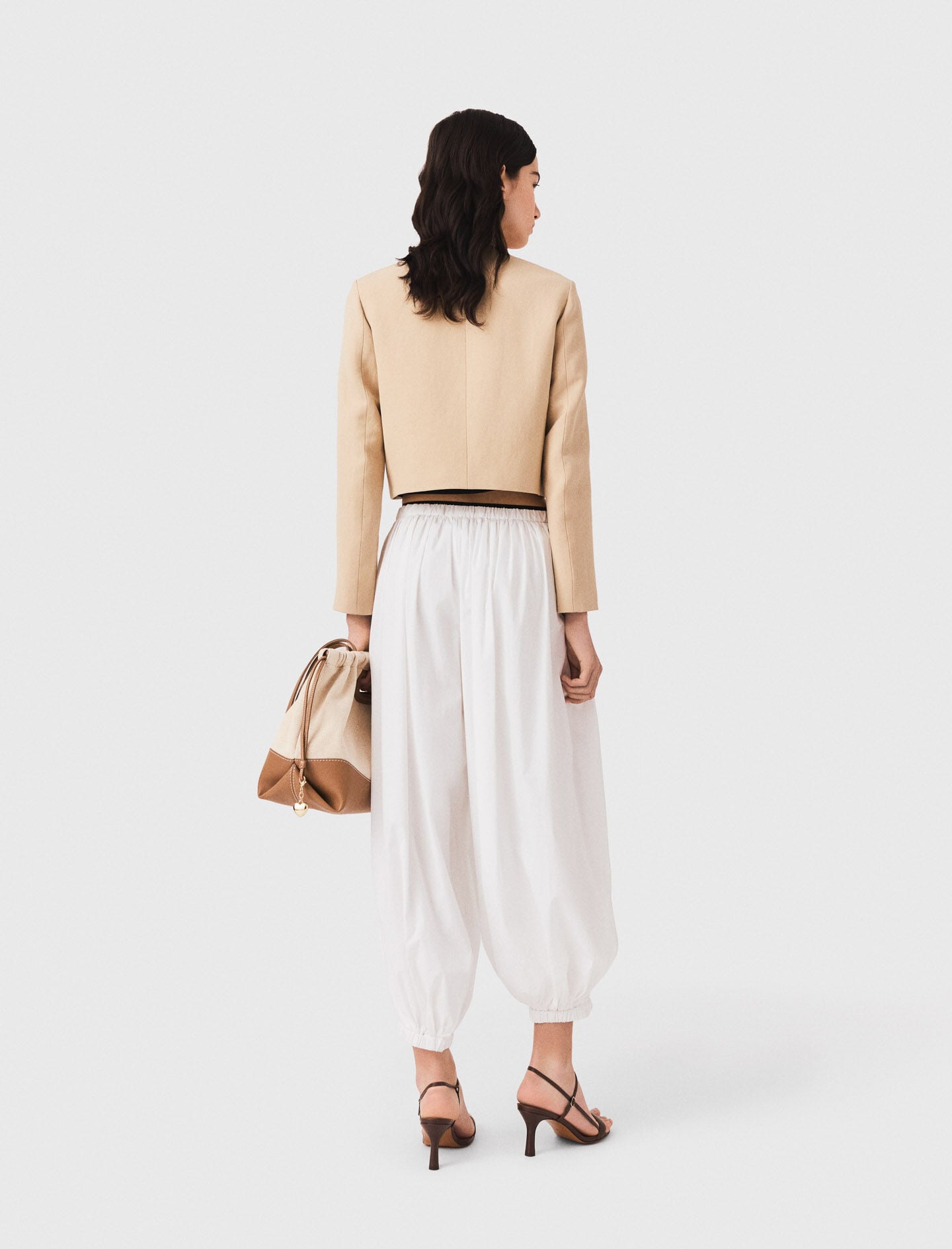 Maje Harem cotton trousers