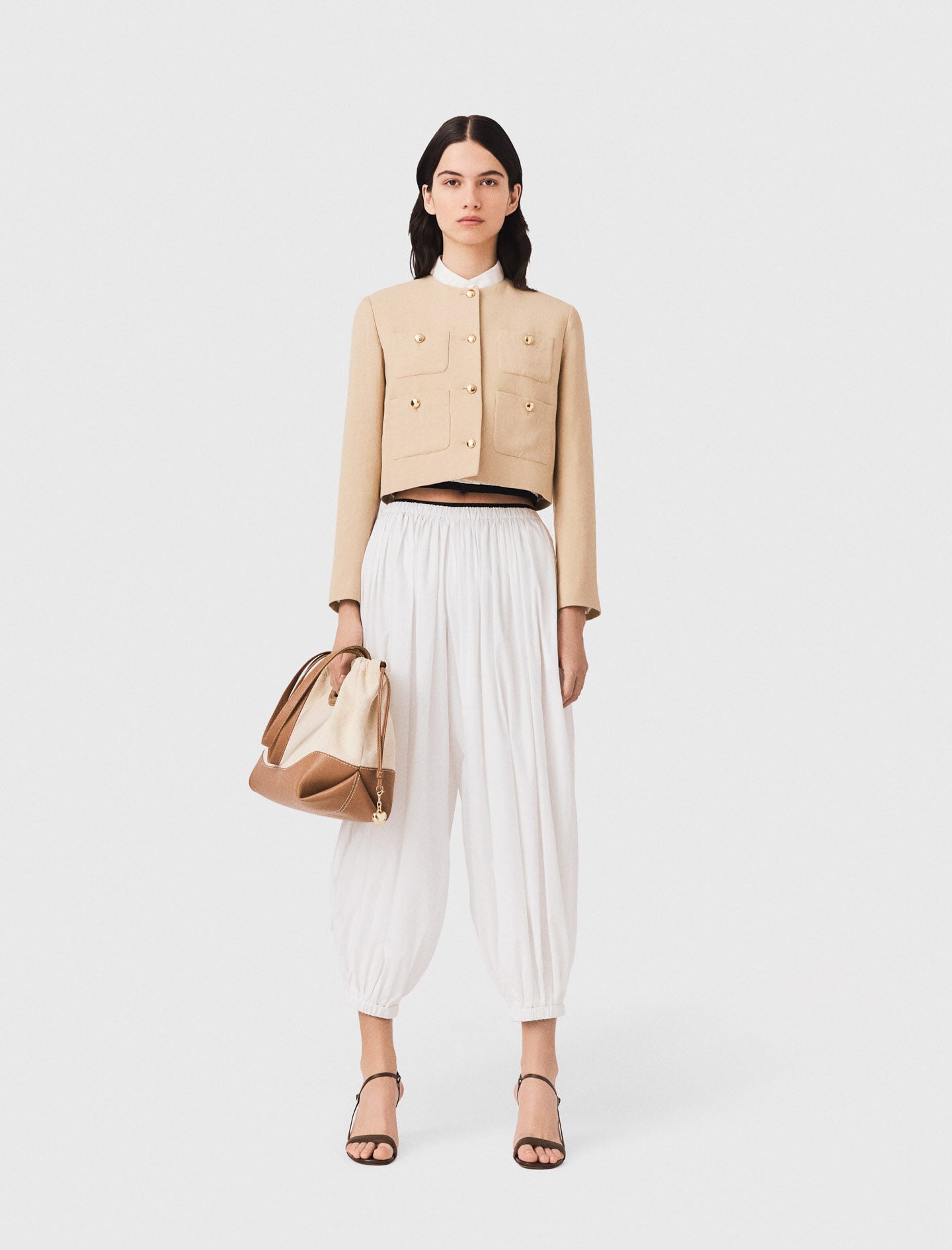 Maje Harem cotton trousers