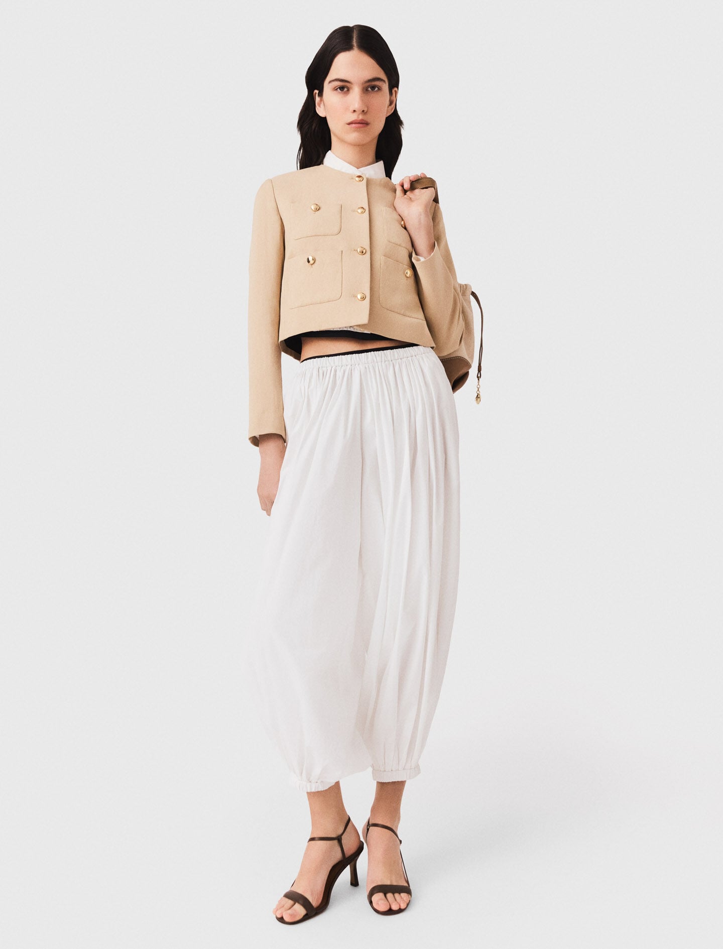 Maje Harem cotton trousers