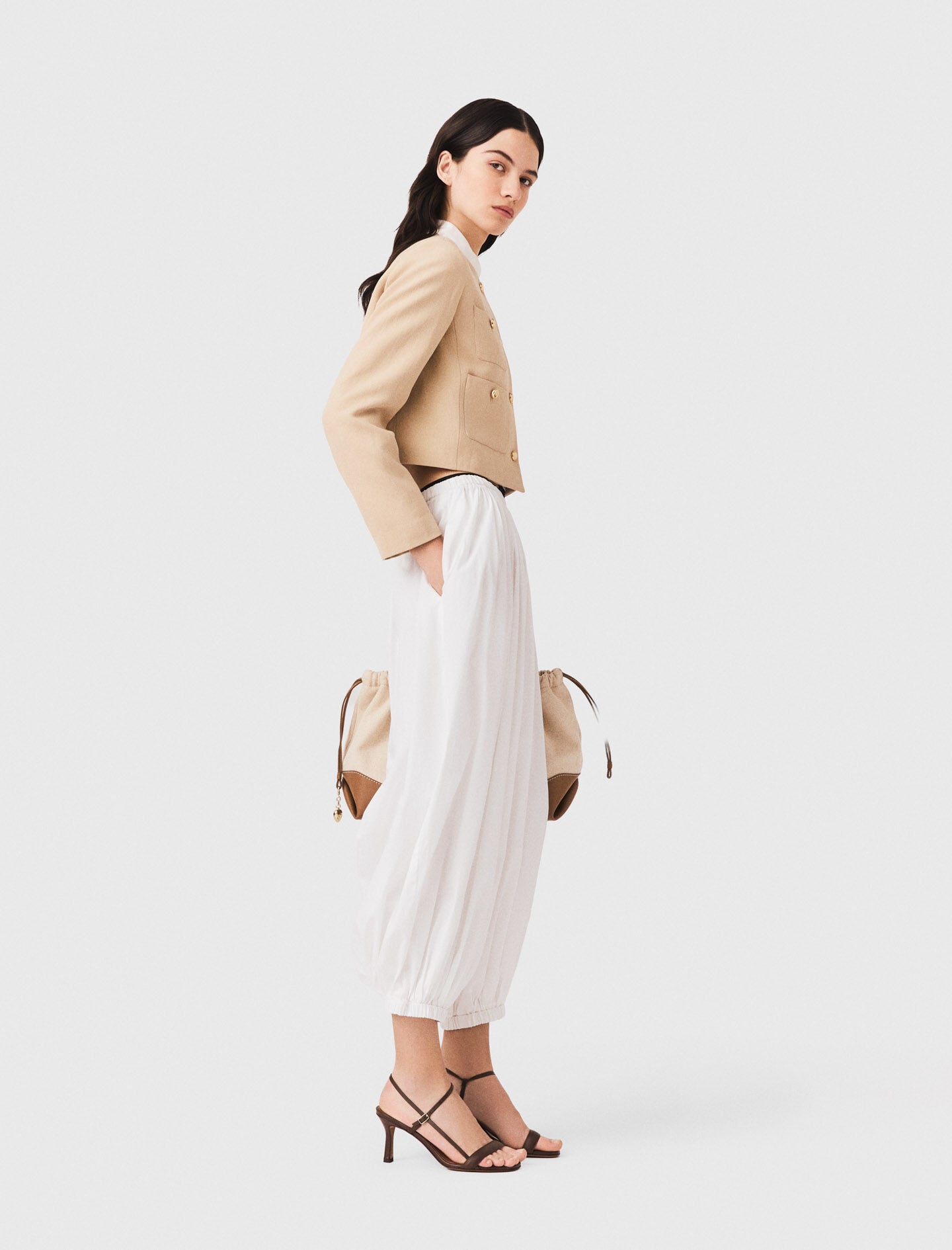 Maje Harem cotton trousers