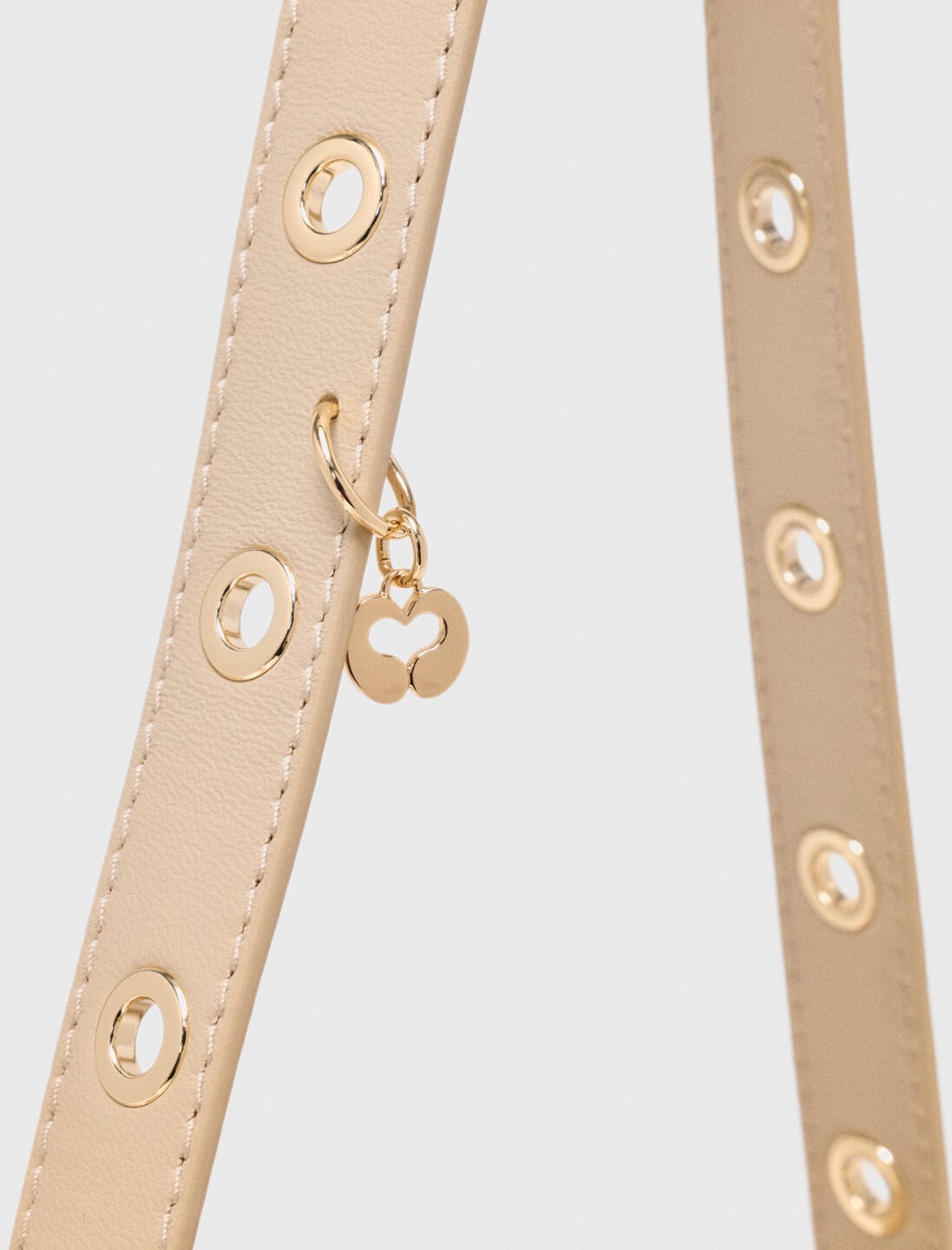 Maje Stitched leather mini Miss M bag
