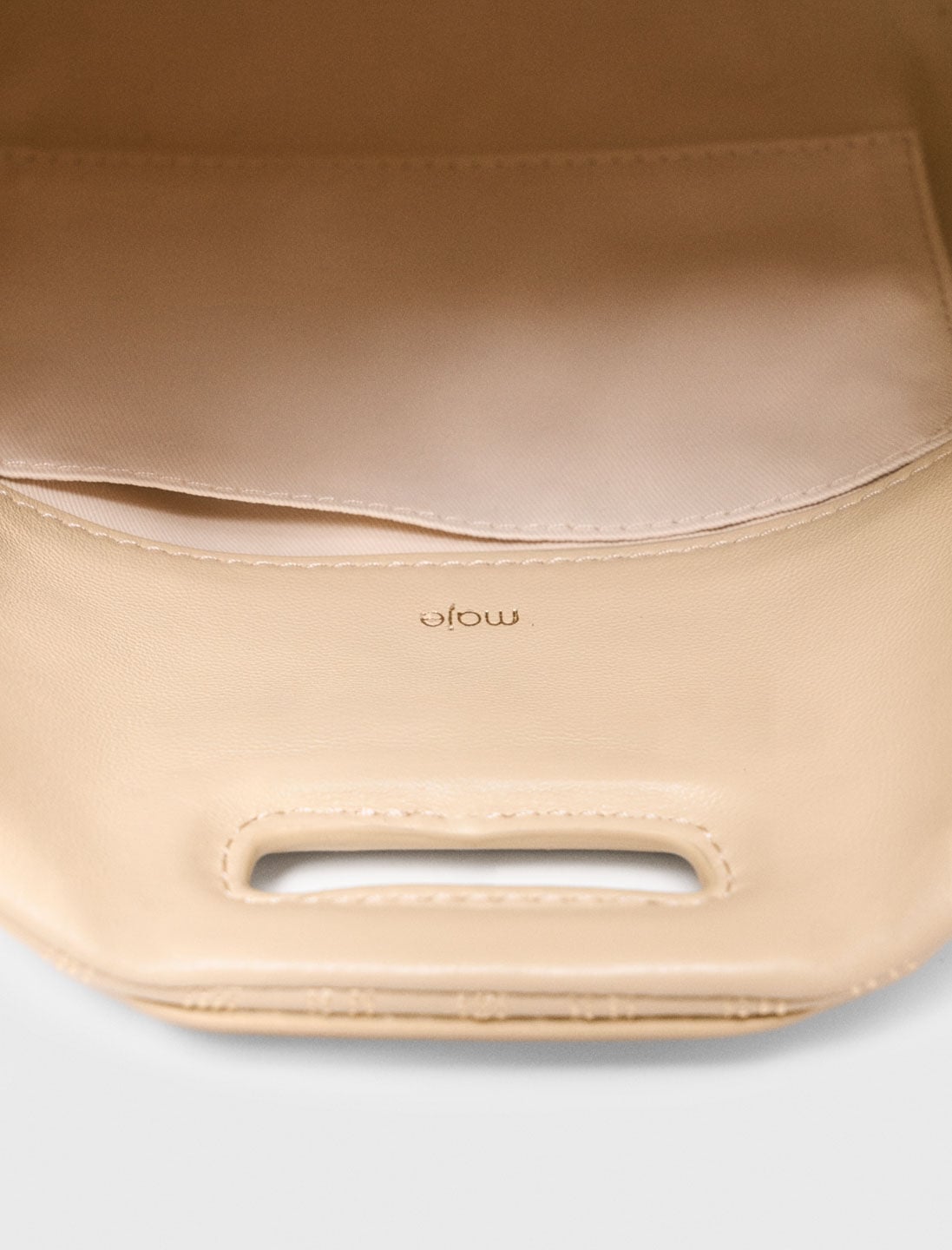 Maje Stitched leather mini Miss M bag