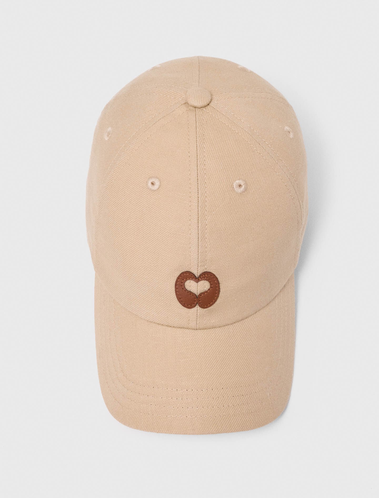 Maje Linen blend cap with logo