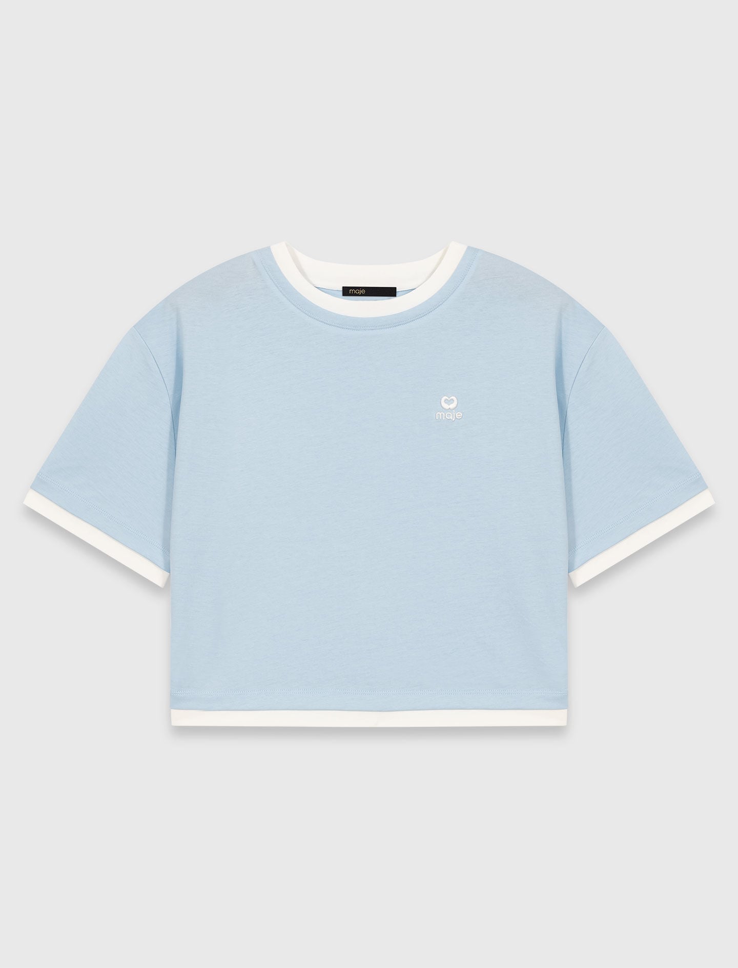Maje Two-tone T-shirt