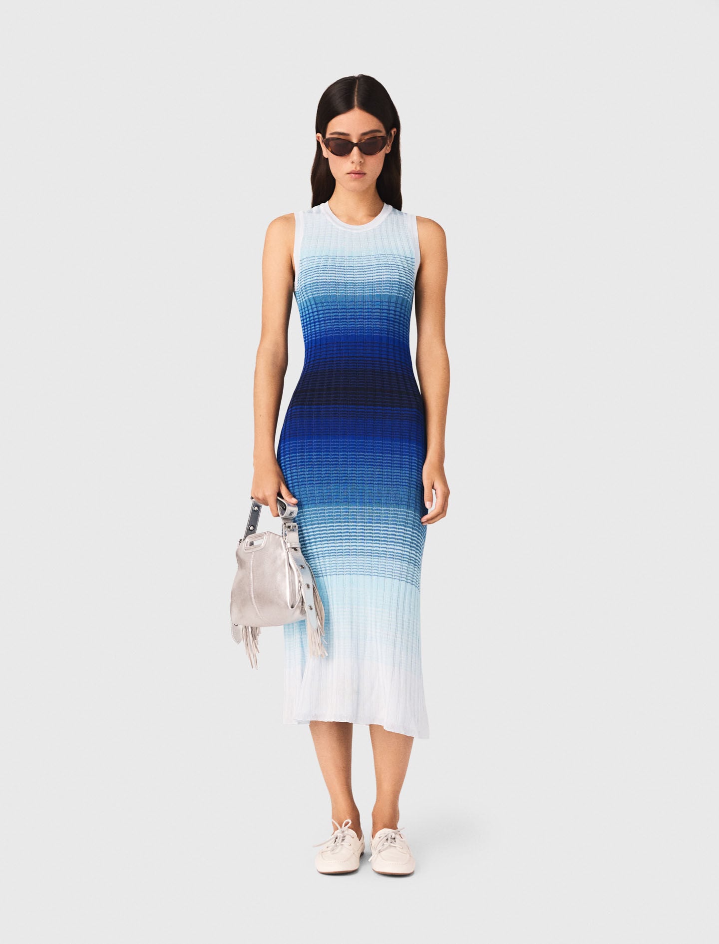 Maje Ombré knit maxi dress