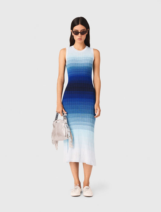 Maje Ombré knit maxi dress