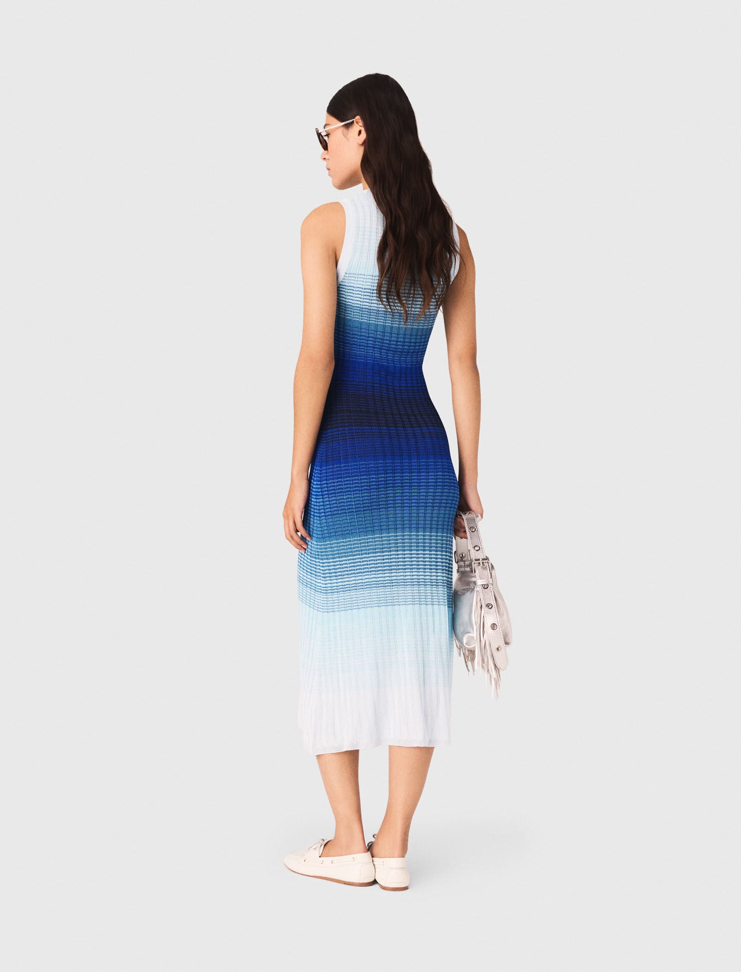 Maje Ombré knit maxi dress