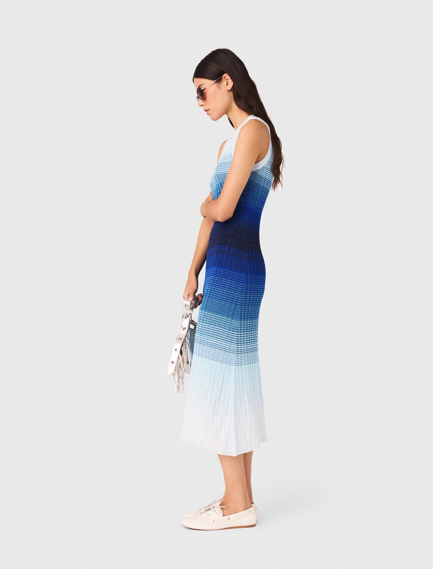 Maje Ombré knit maxi dress