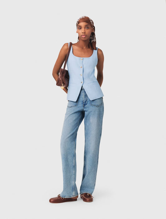 Maje Long tailored jacket