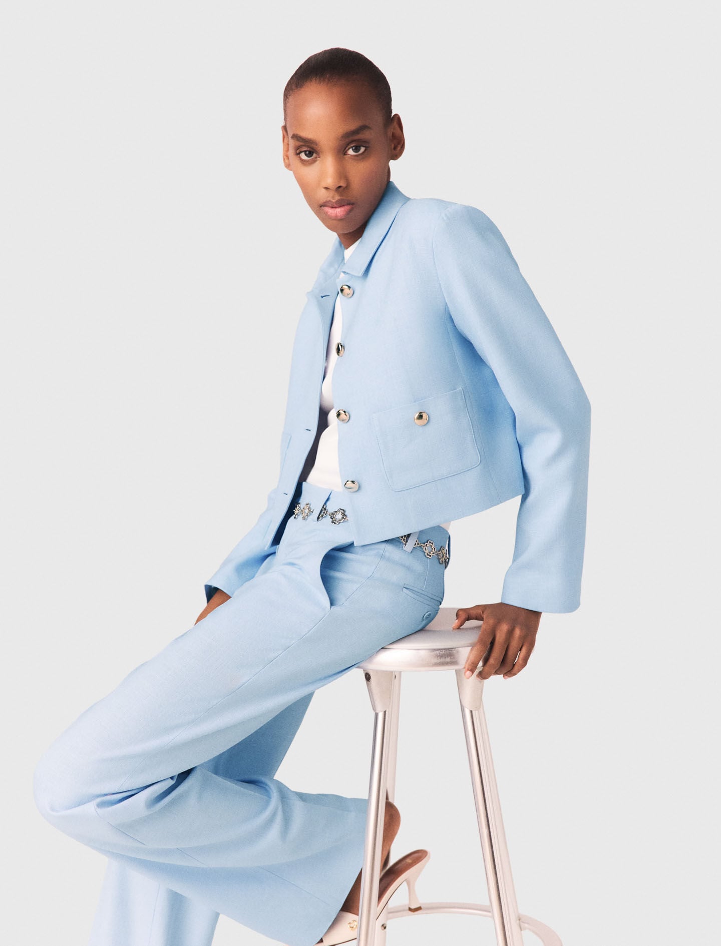 Maje Short single-breasted jacket