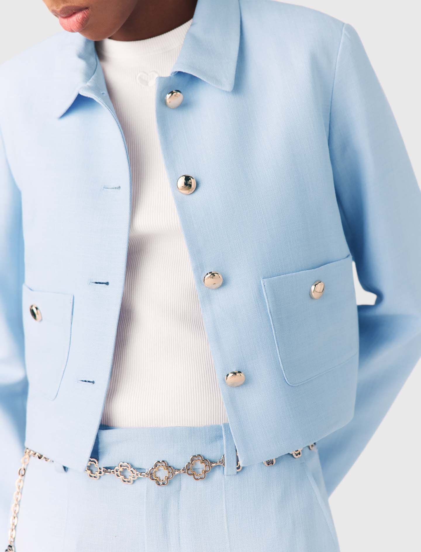Maje Short single-breasted jacket