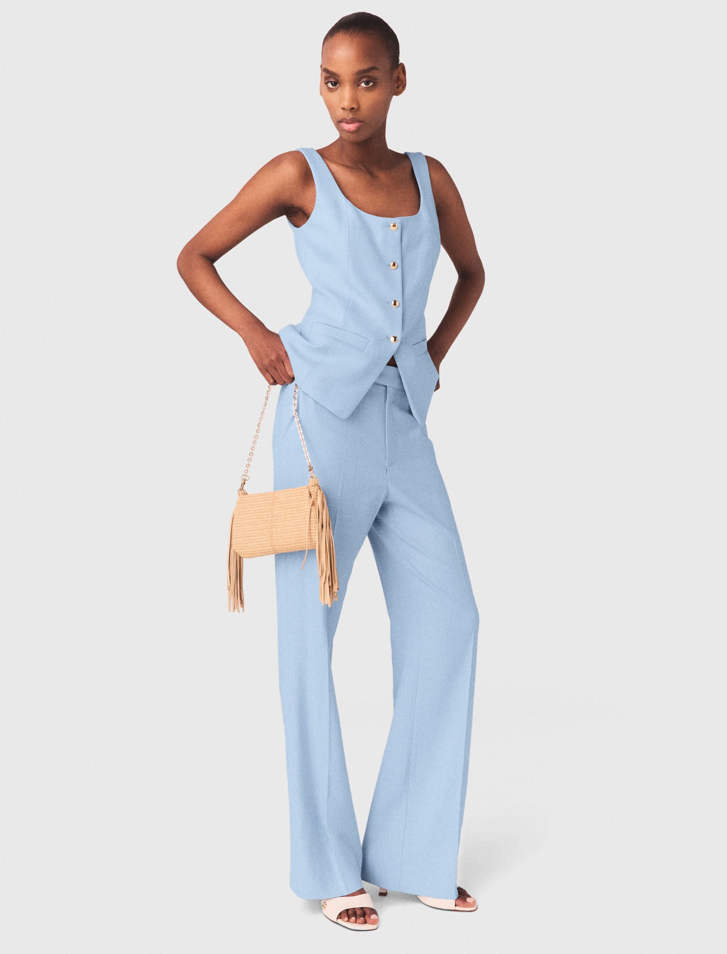 Maje Suit trousers with pleats