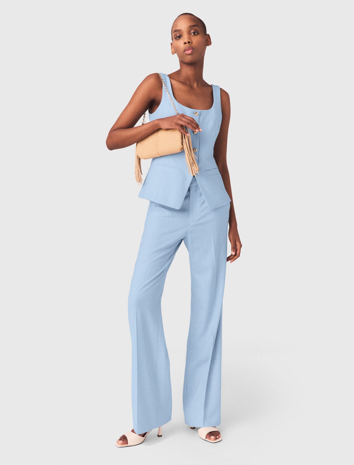 Maje Suit trousers with pleats