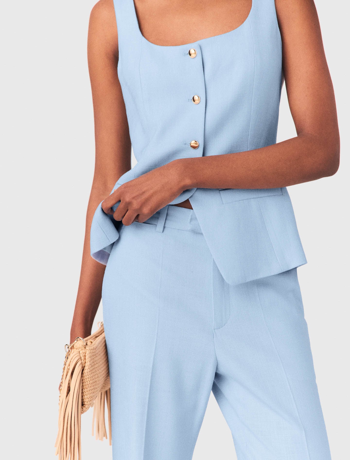 Maje Suit trousers with pleats