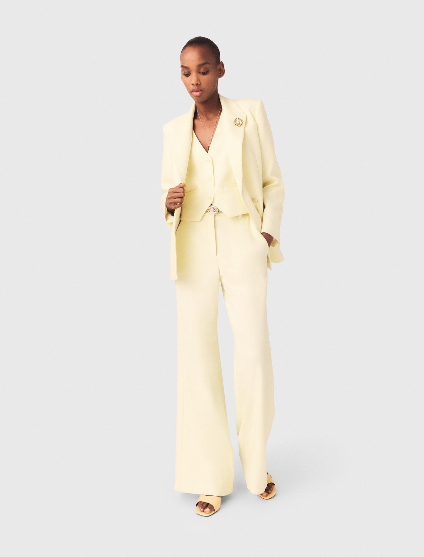 Maje Double-breasted suit jacket
