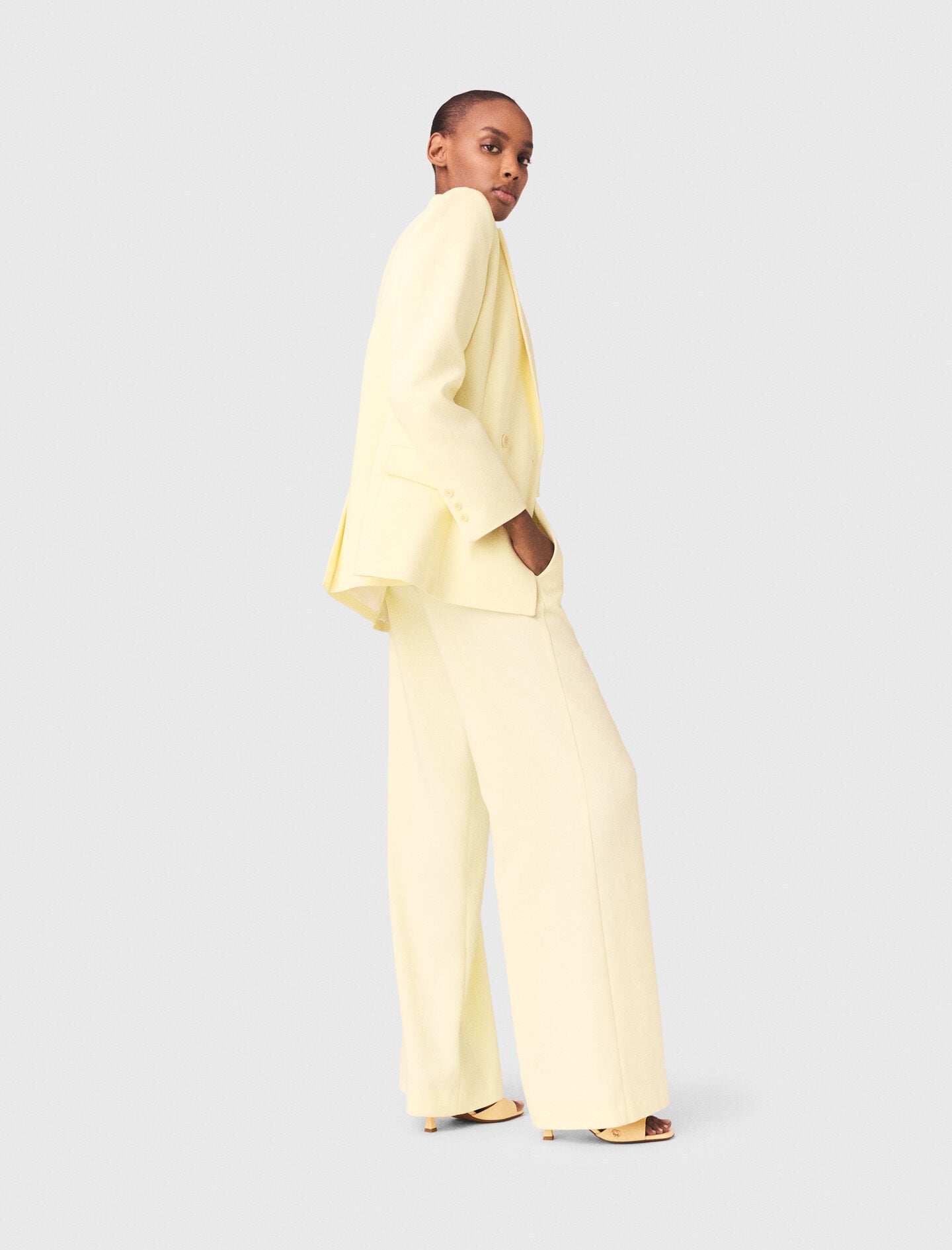 Maje Double-breasted suit jacket