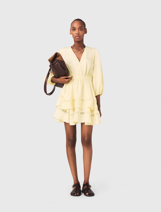 Maje Short ruffled dress