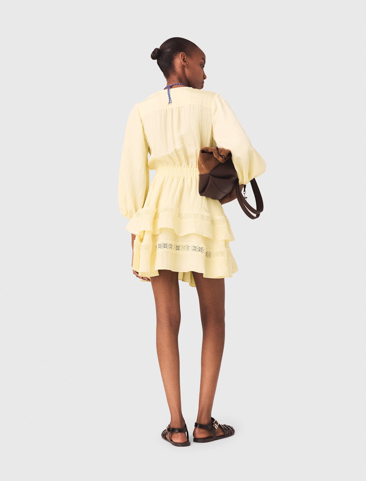 Maje Short ruffled dress