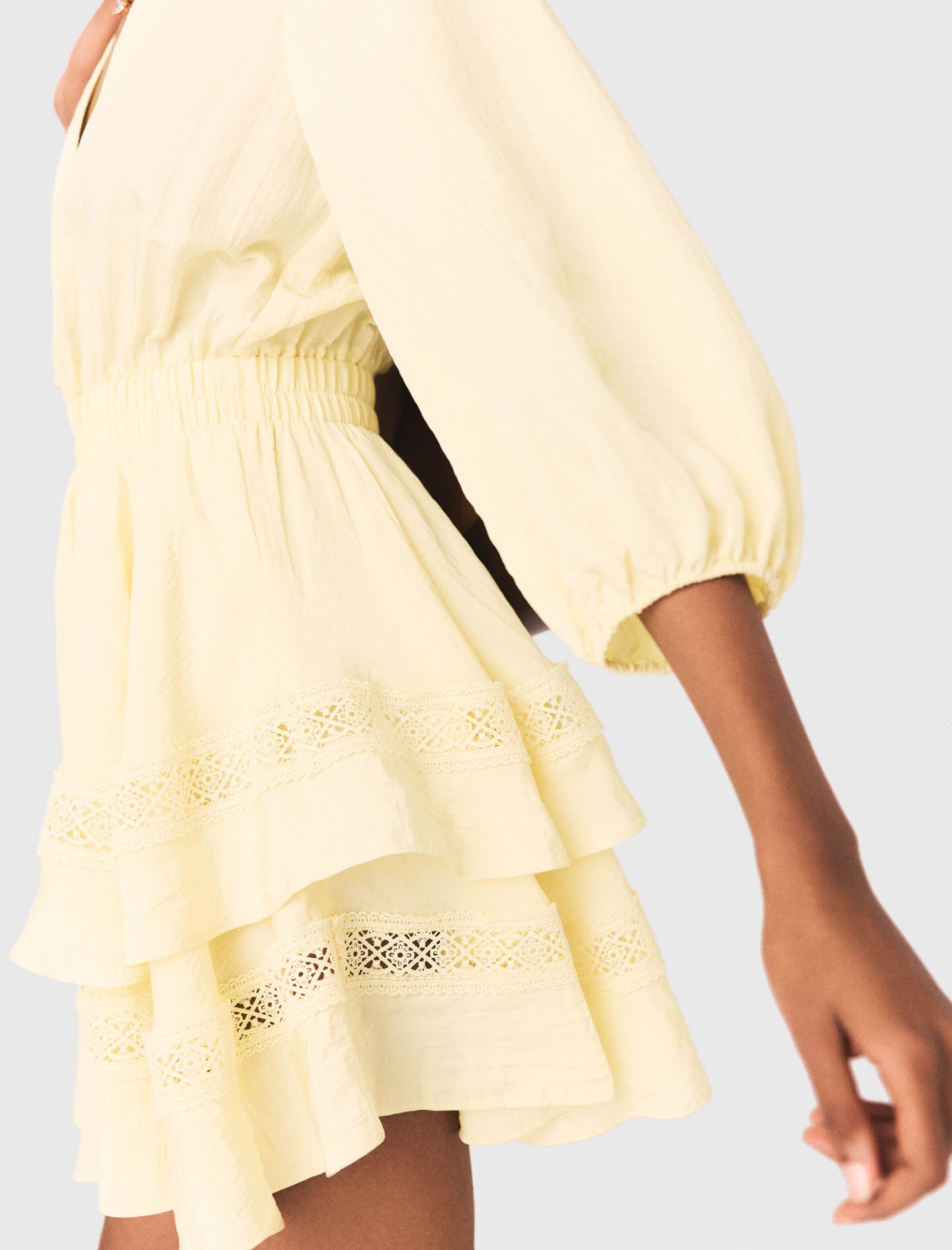 Maje Short ruffled dress