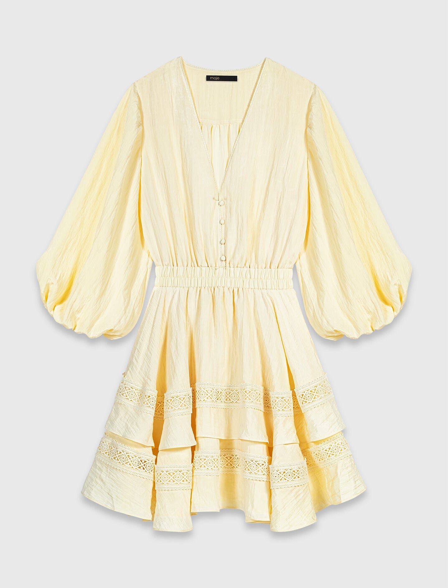 Maje Short ruffled dress