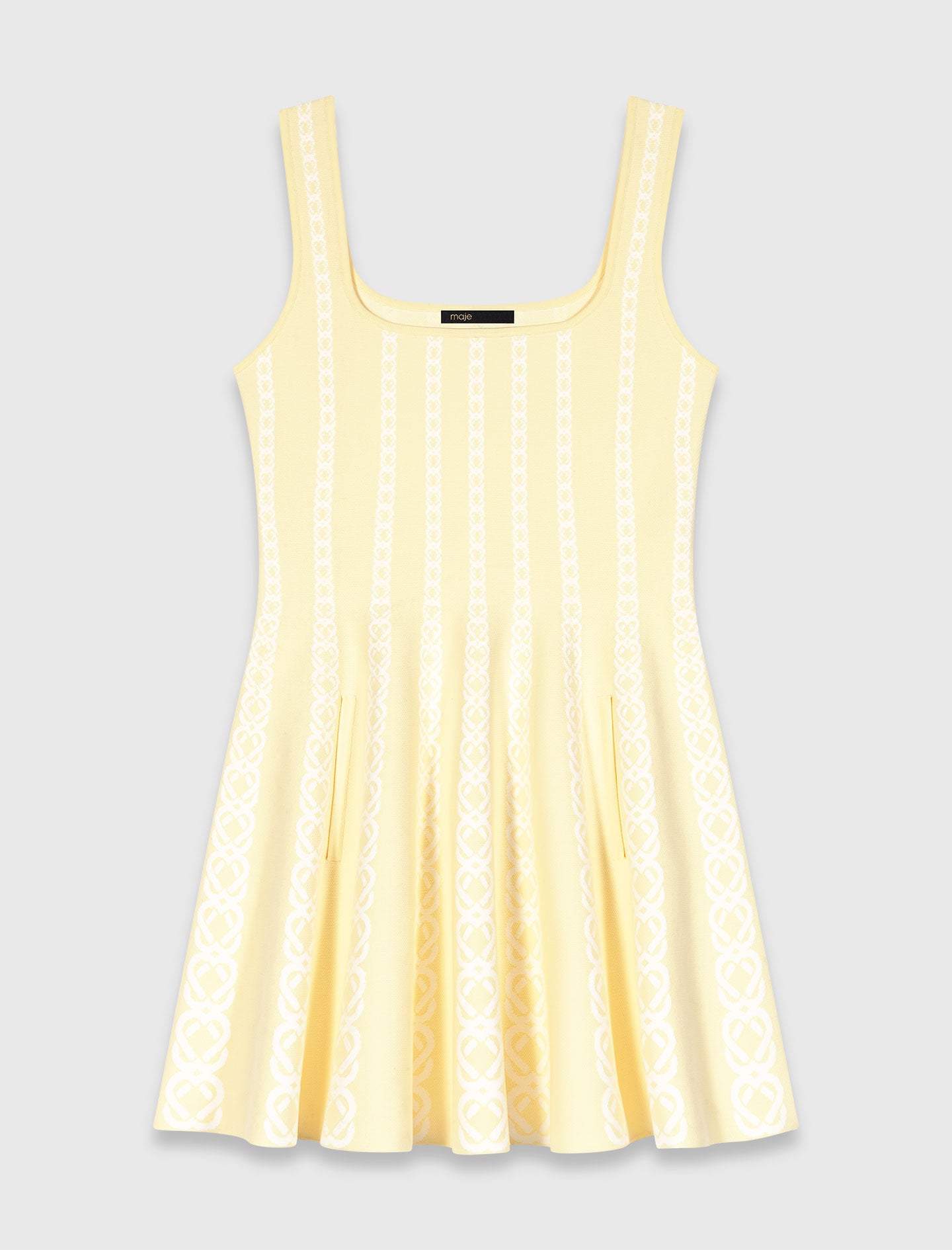 Maje Jacquard knit short dress
