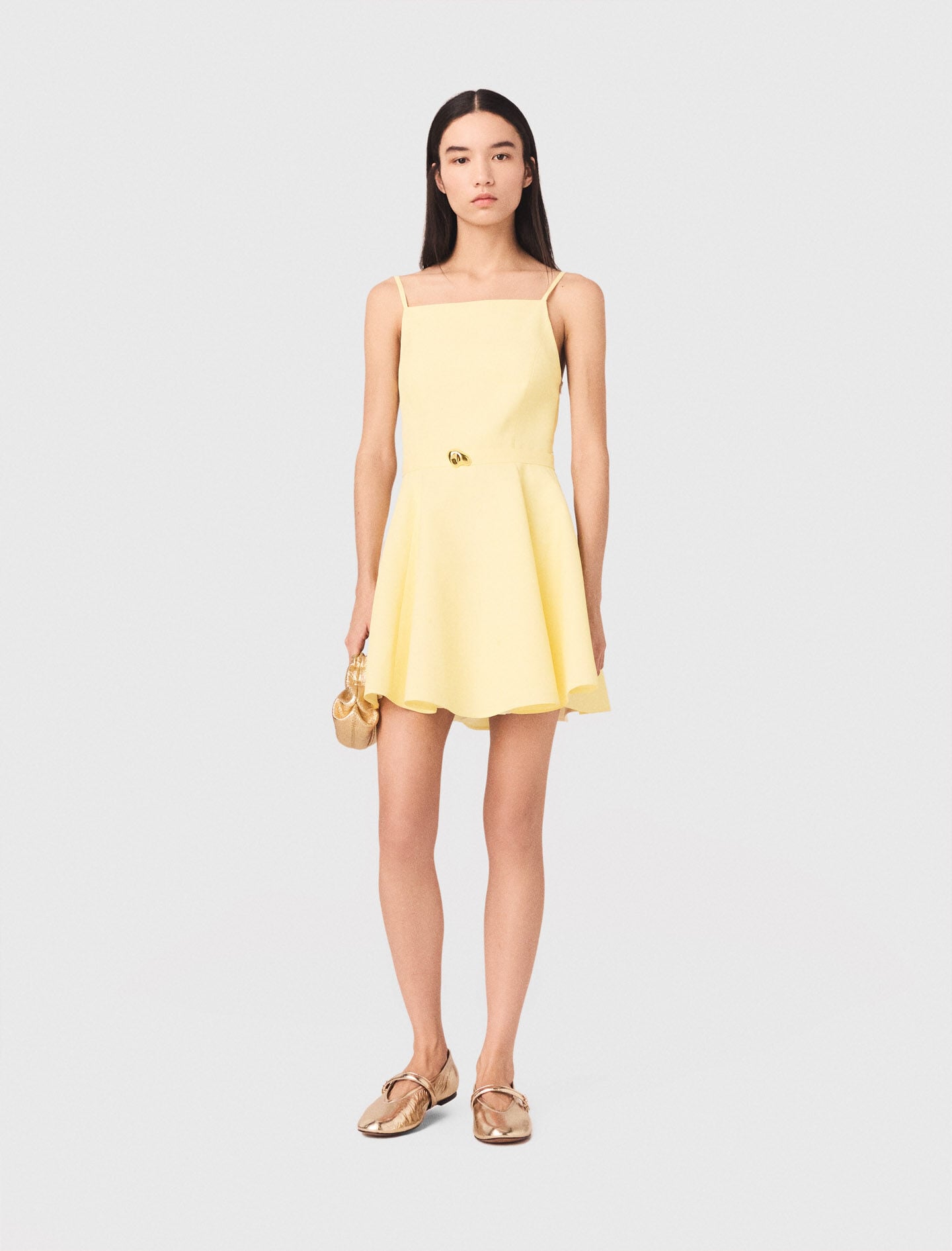 Maje Strappy flared dress