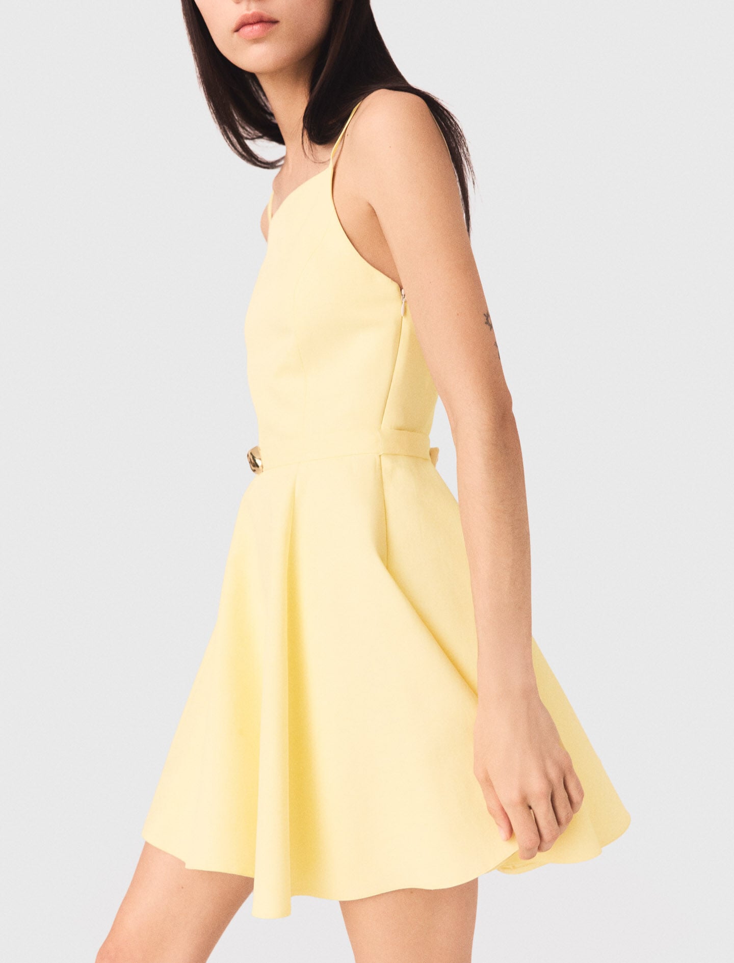 Maje Strappy flared dress