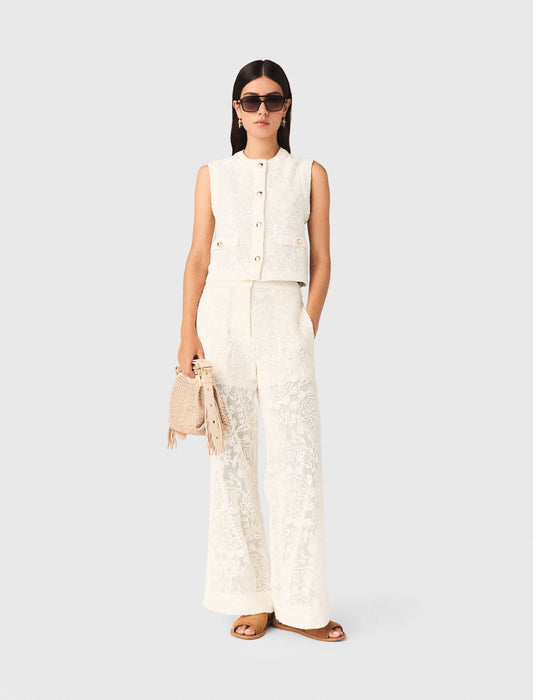 Maje Guipure lace jacket