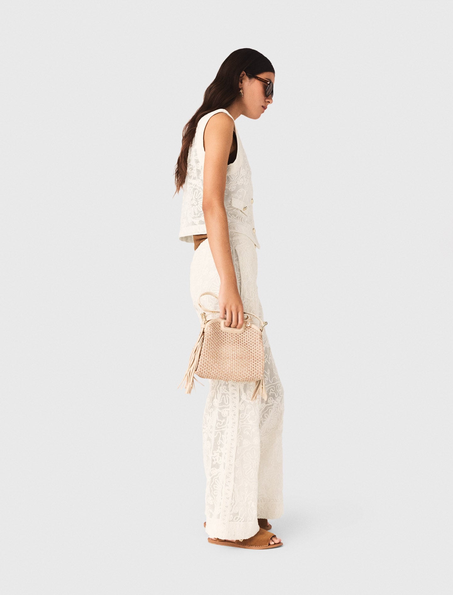 Maje Guipure lace jacket