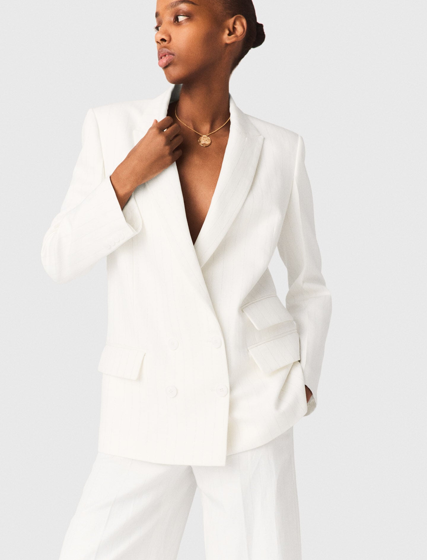 Maje Double-breasted suit jacket
