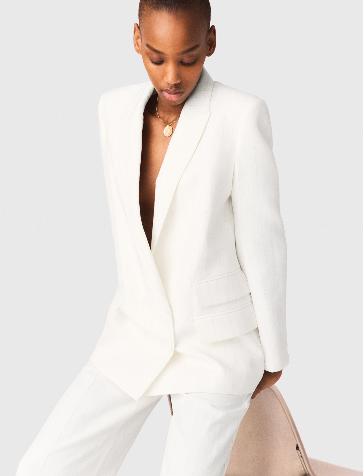 Maje Double-breasted suit jacket