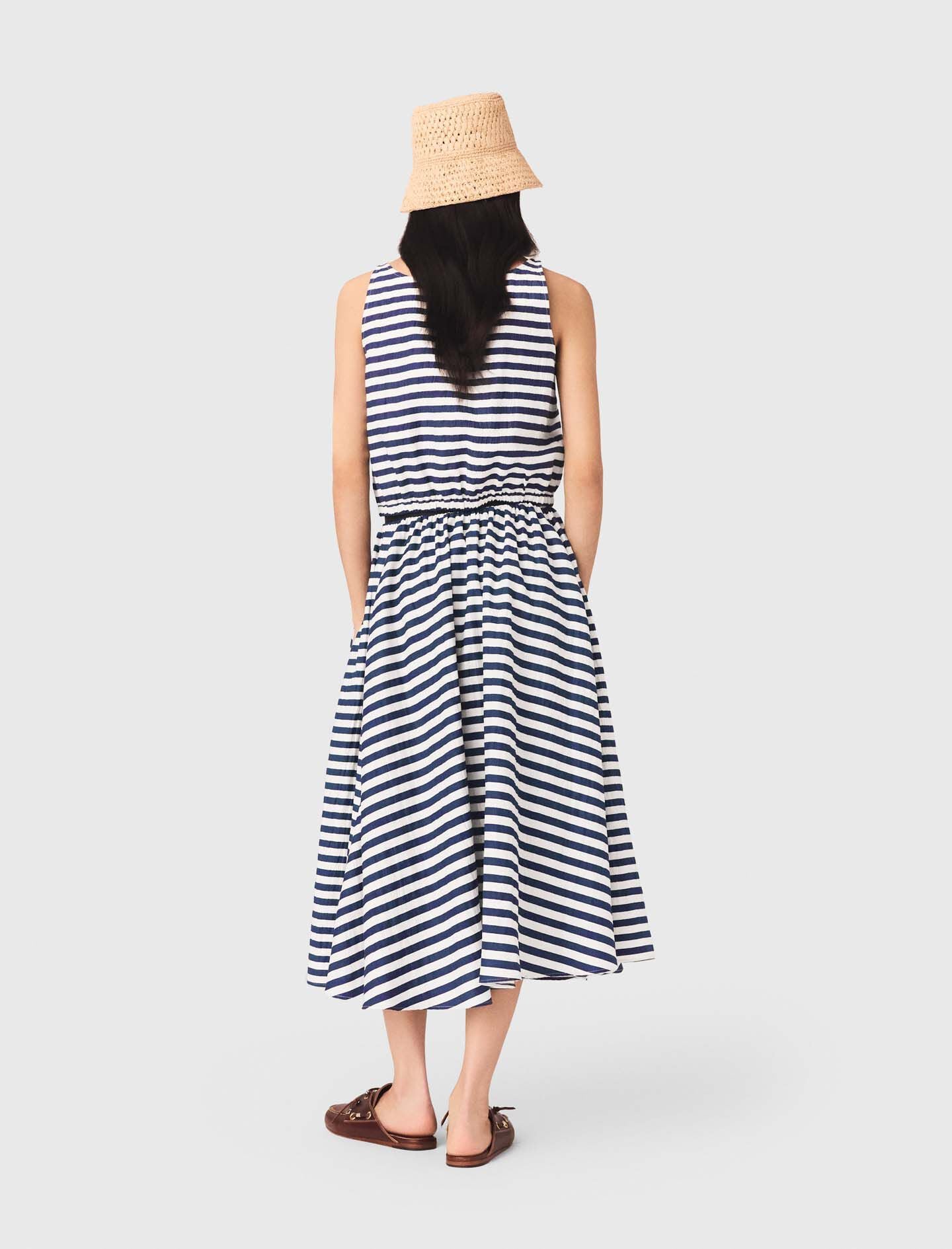 Maje Linen-blend top