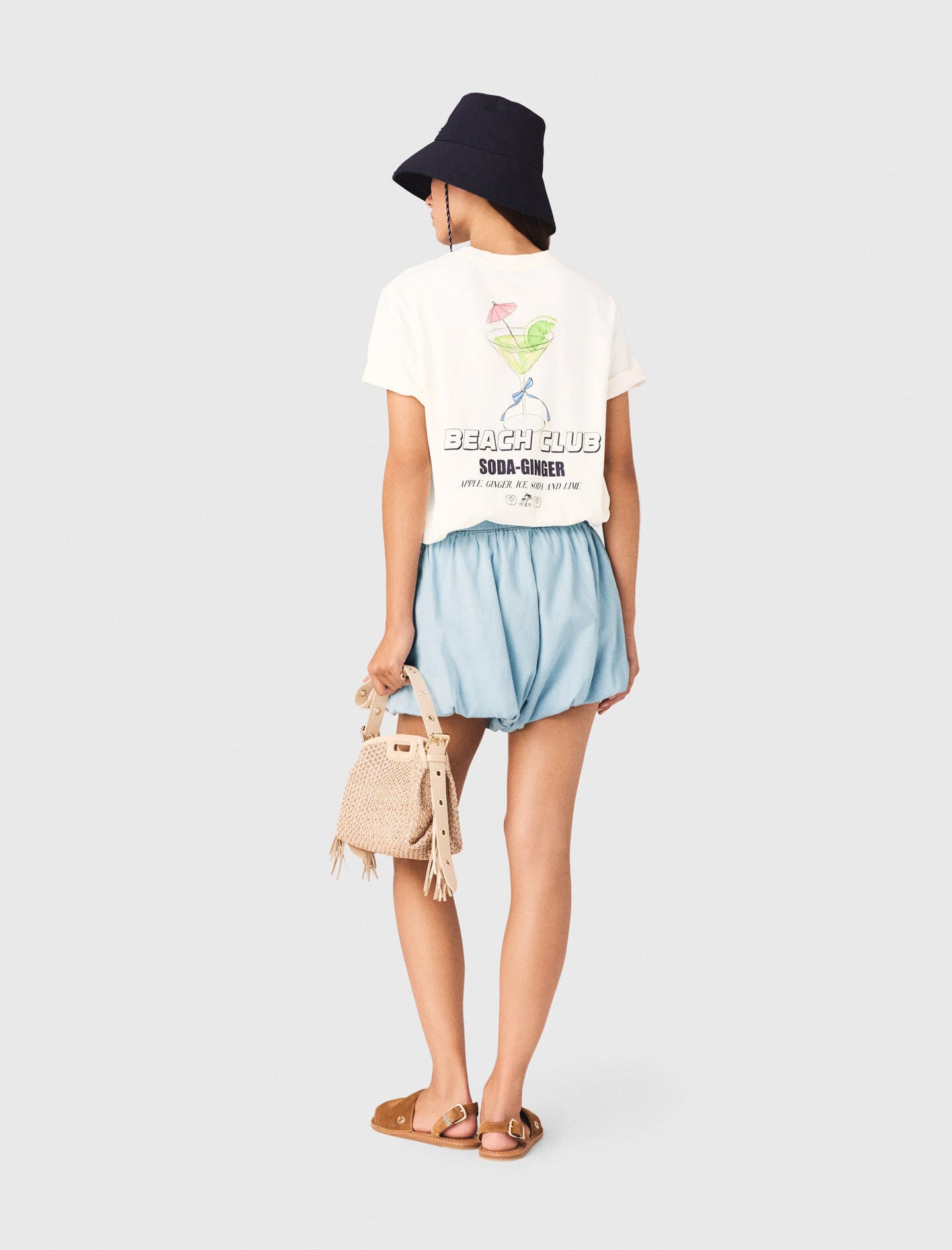 Maje Summer print T-shirt