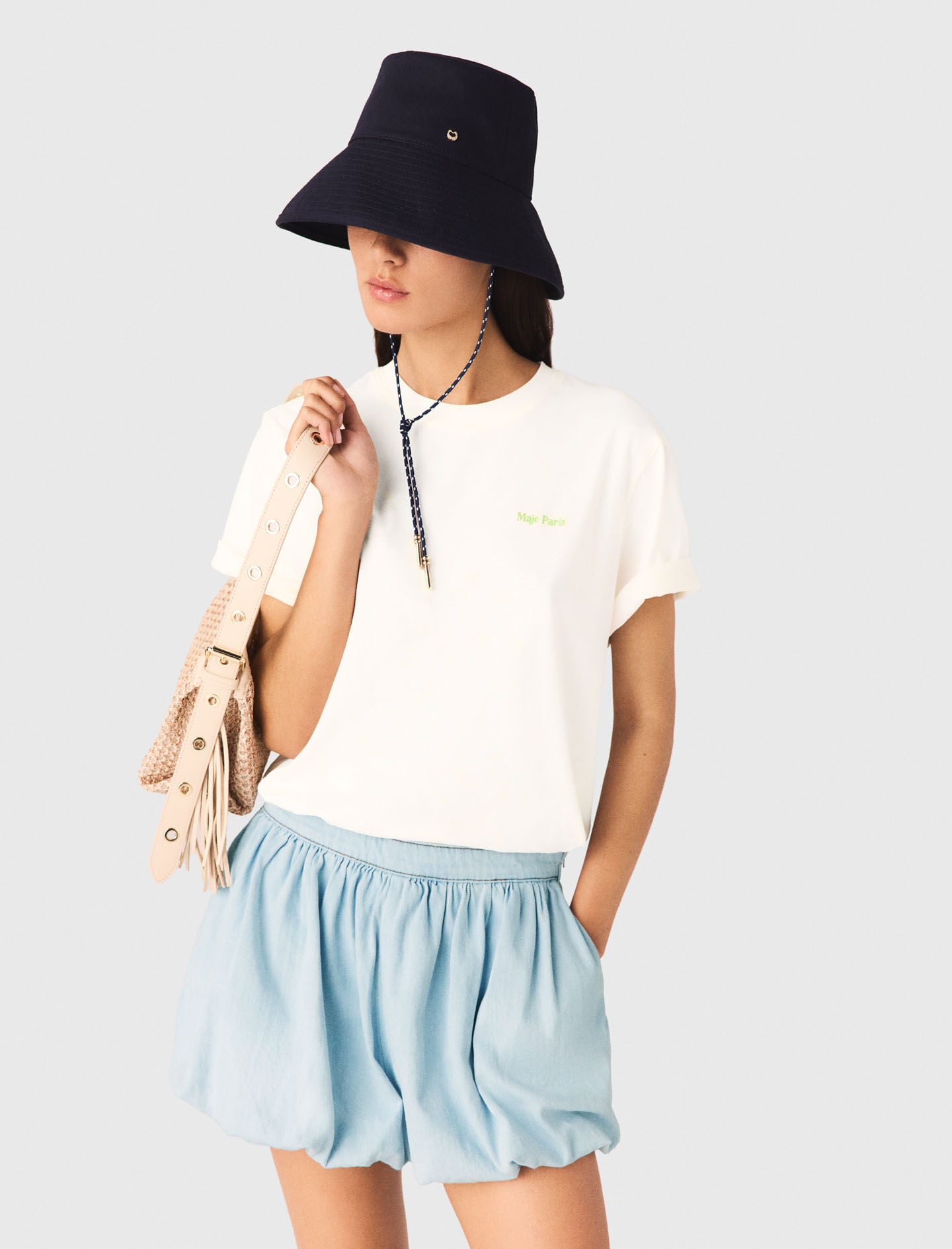 Maje Summer print T-shirt