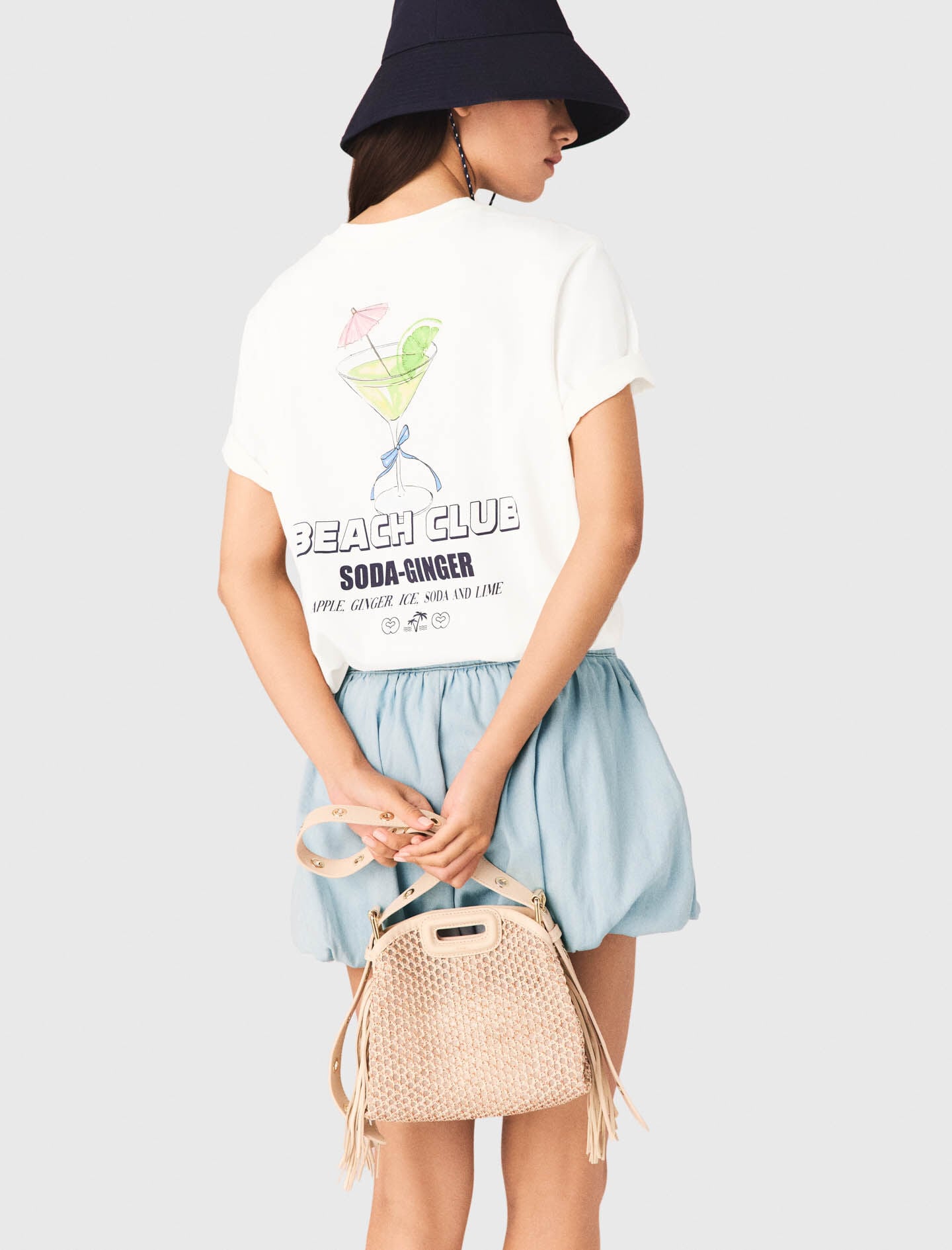 Maje Summer print T-shirt