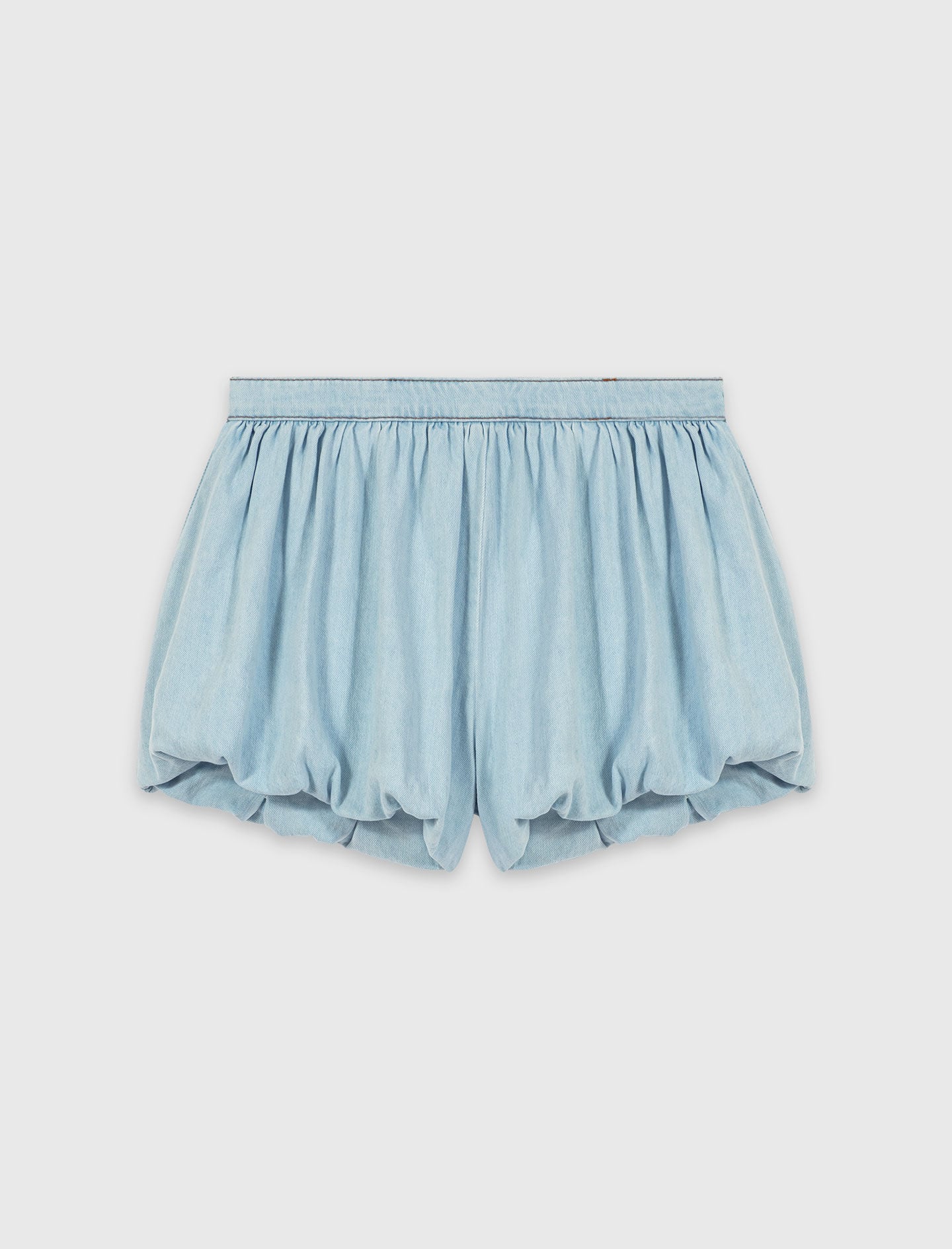 Maje Chambray balloon skort