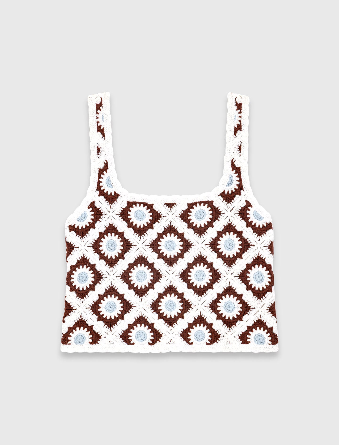 Maje Floral Crochet Top
