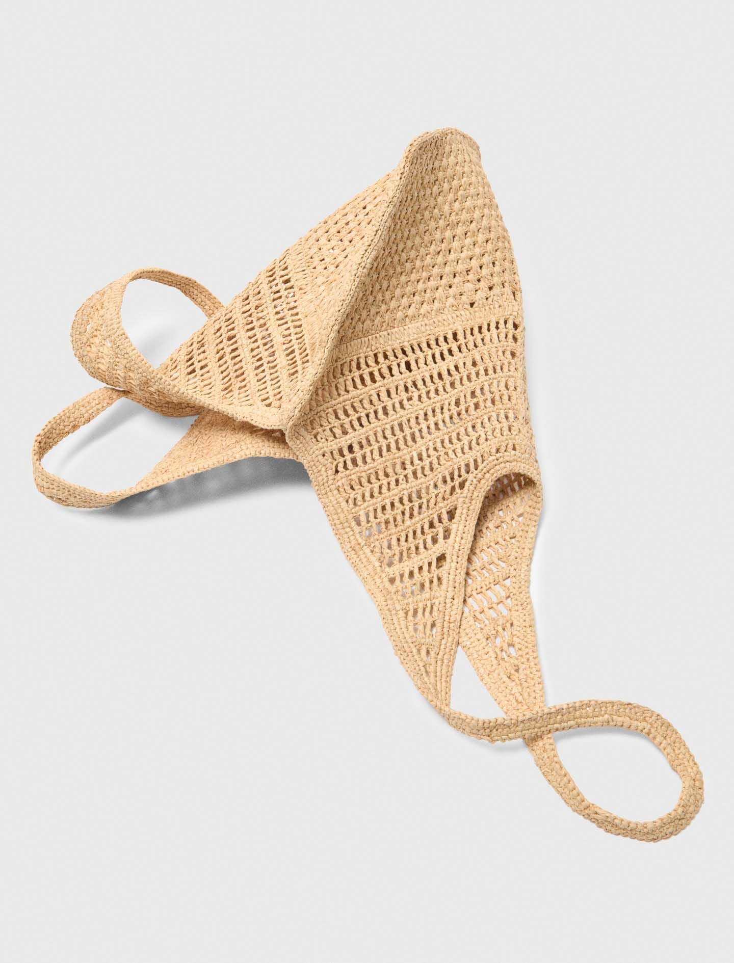 Maje Natural raffia bag