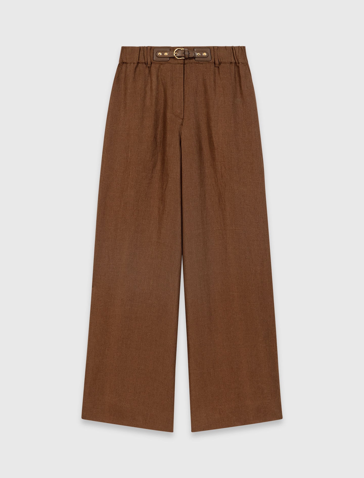 Maje Linen-blend trousers