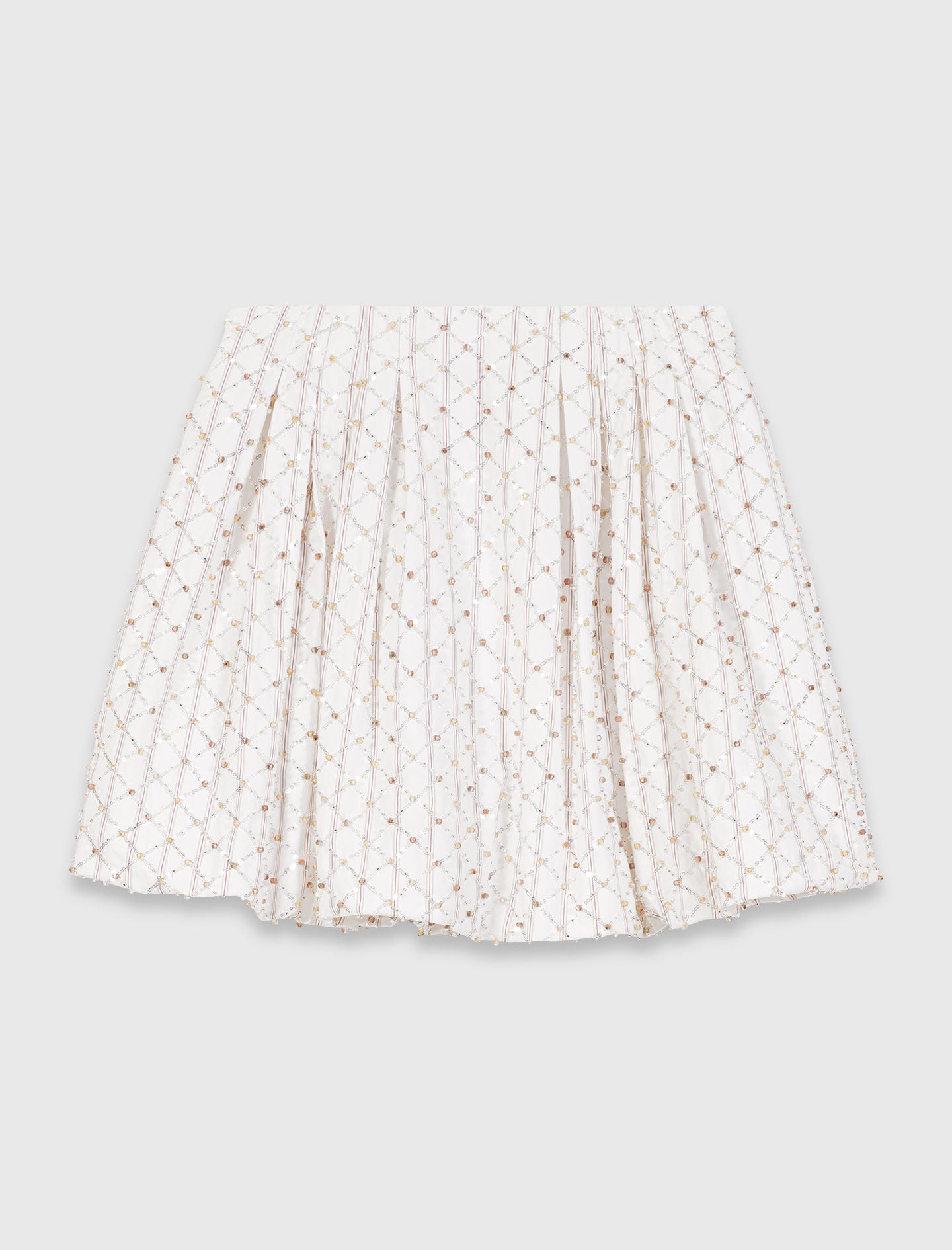 Maje Beaded bubble skirt