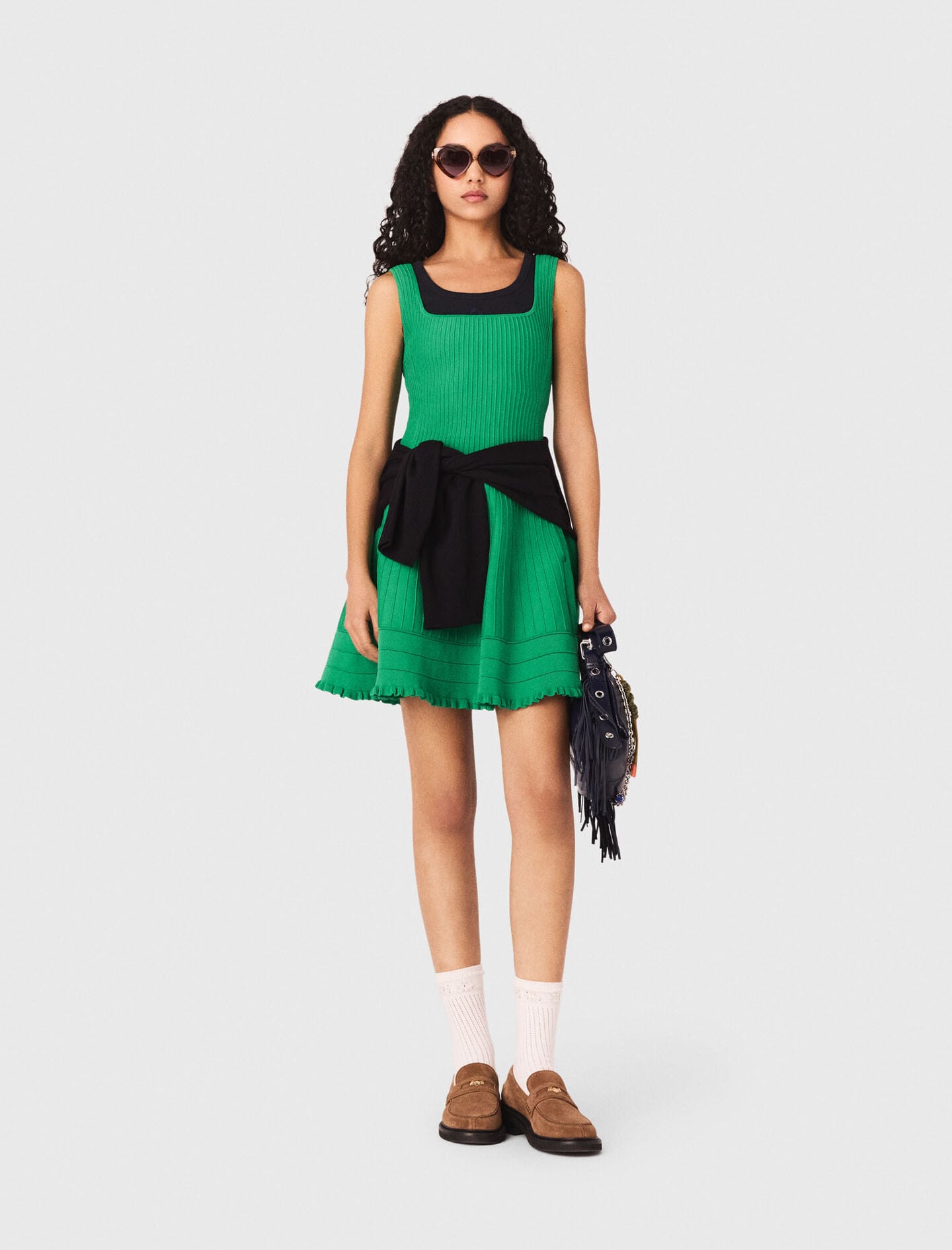 Maje Knit skater dress