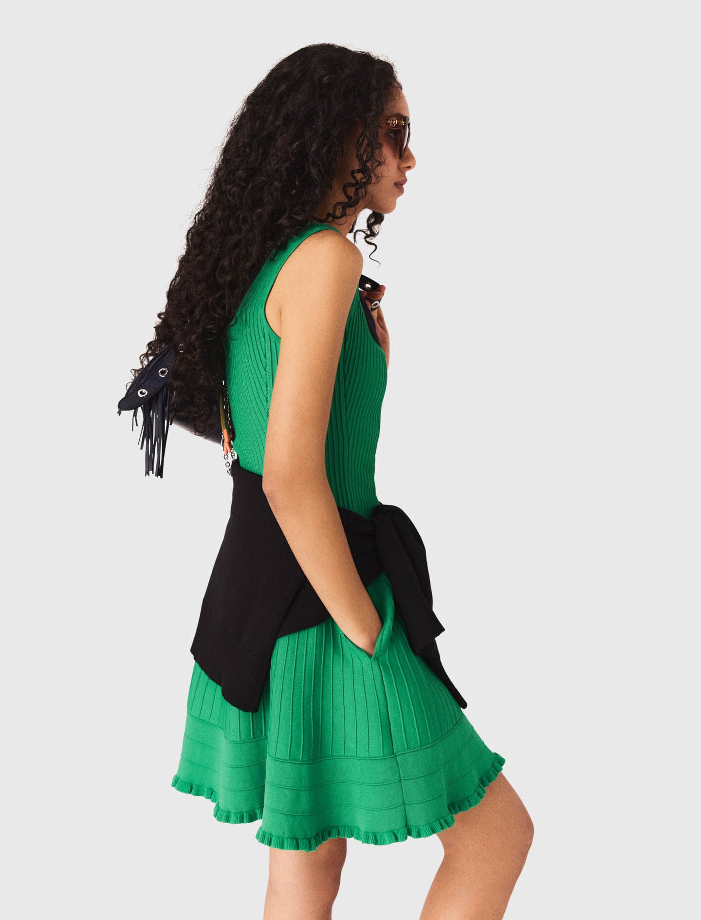 Maje Knit skater dress