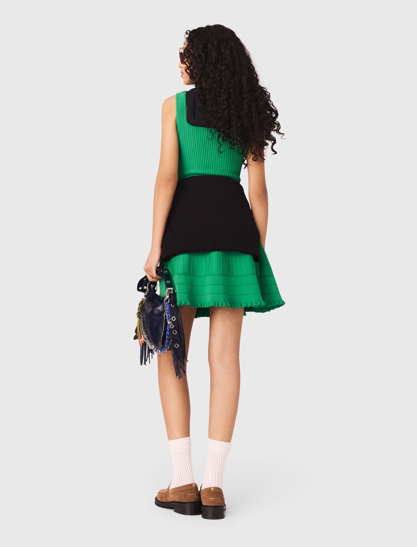 Maje Knit skater dress