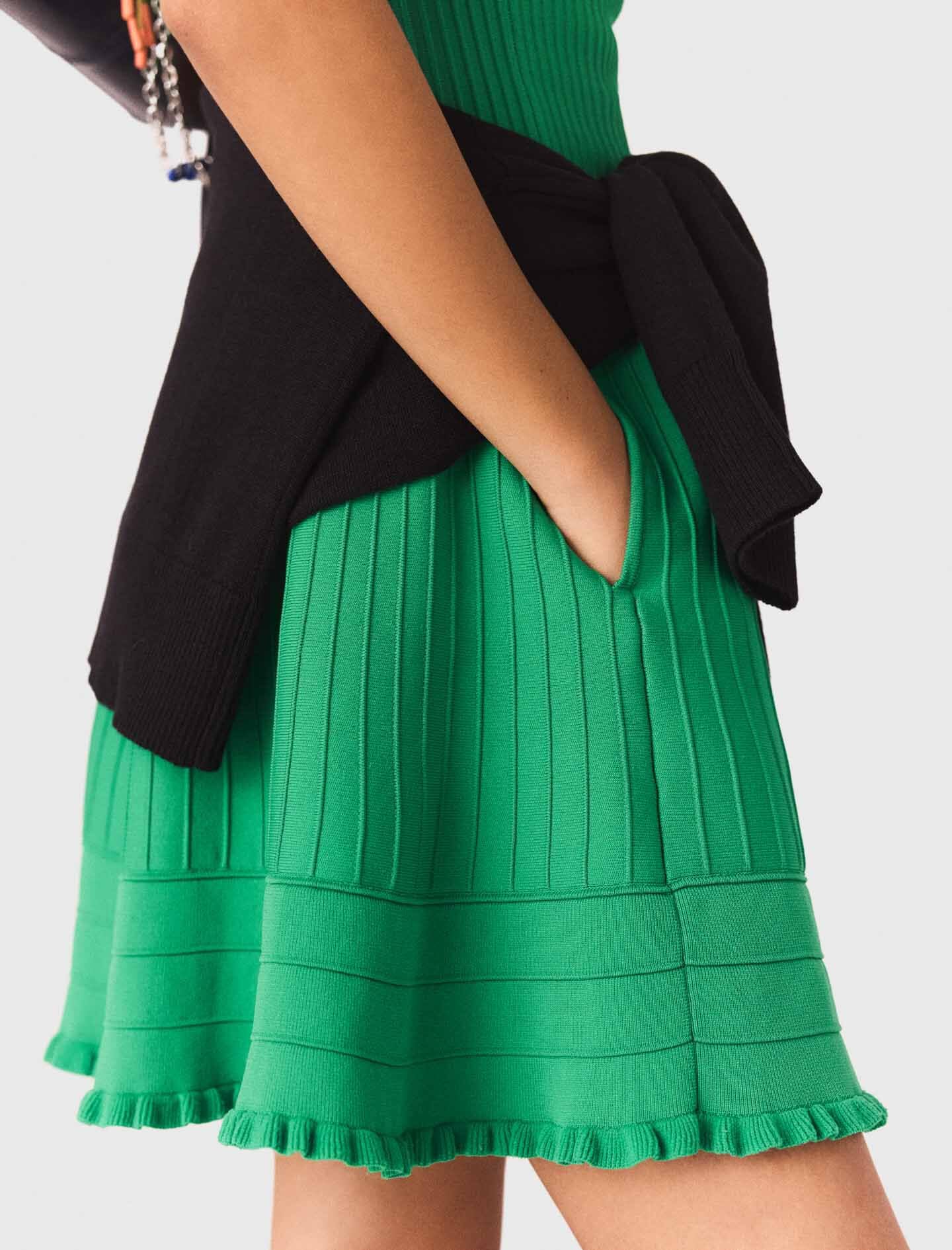 Maje Knit skater dress
