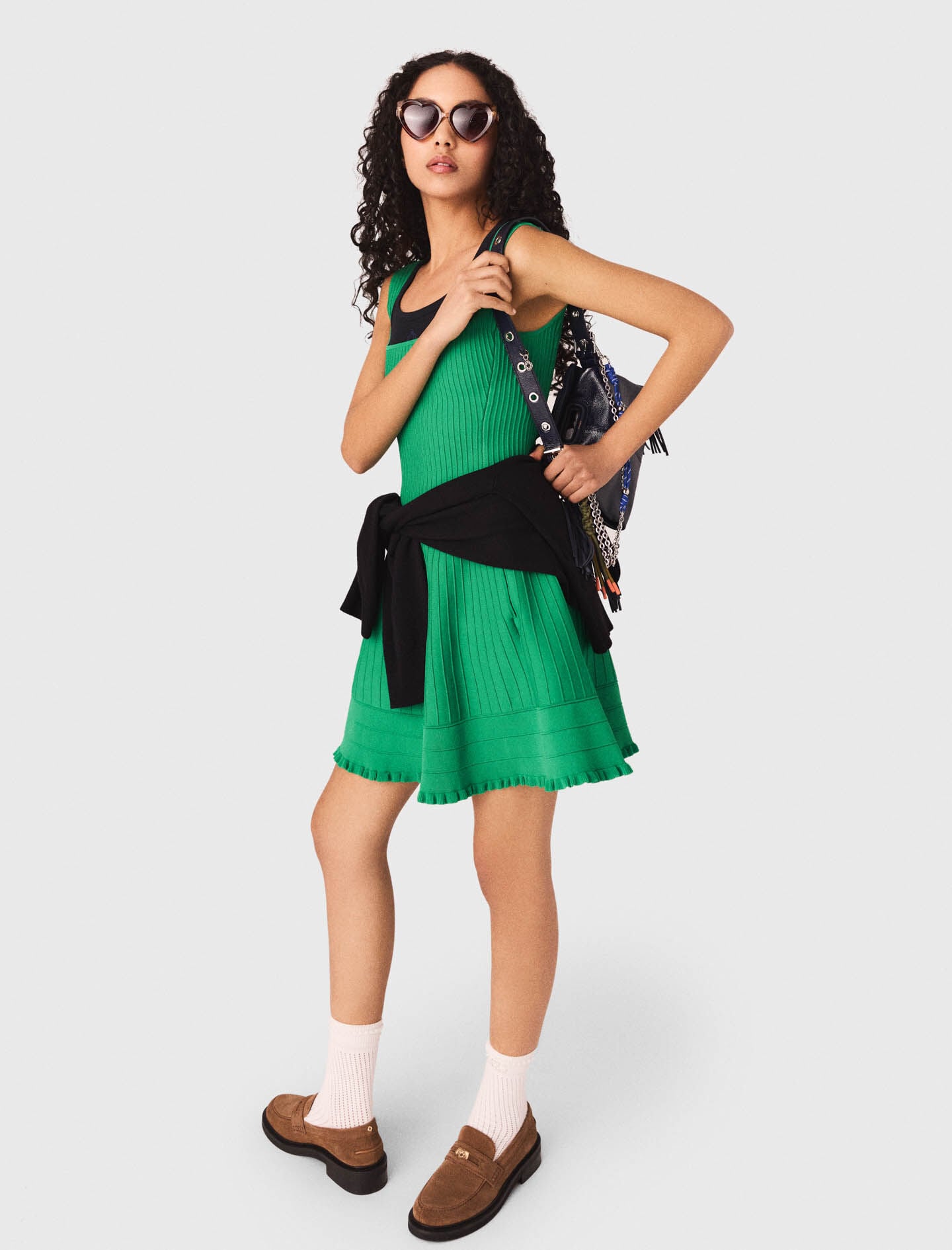 Maje Knit skater dress