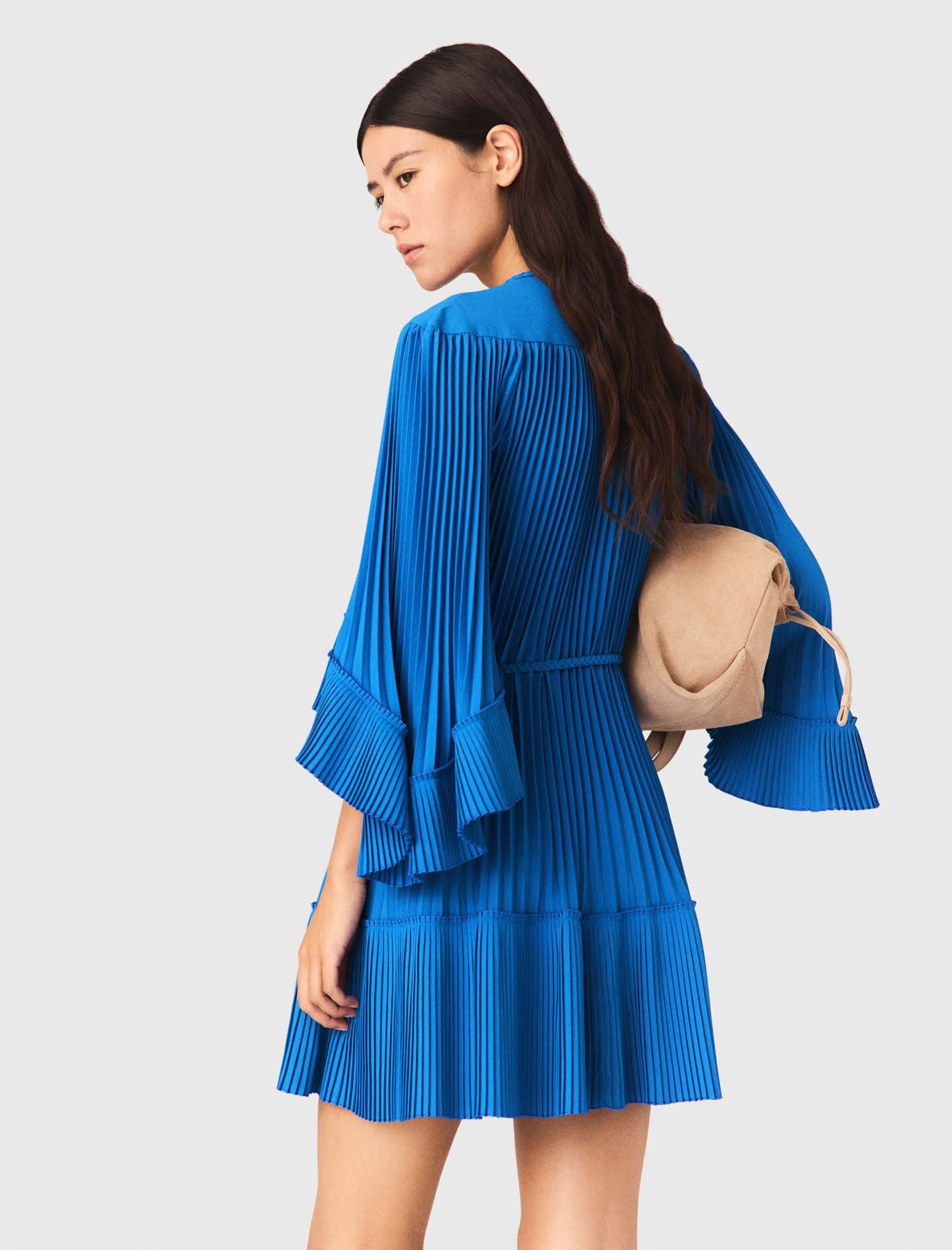 Maje Short pleated dress