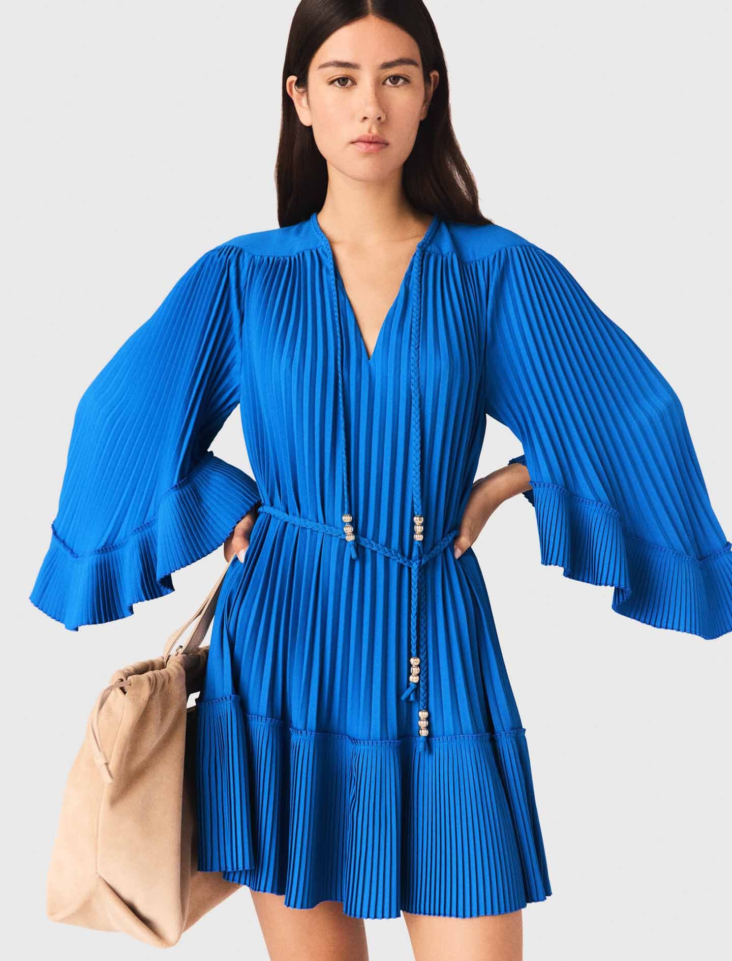 Maje Short pleated dress
