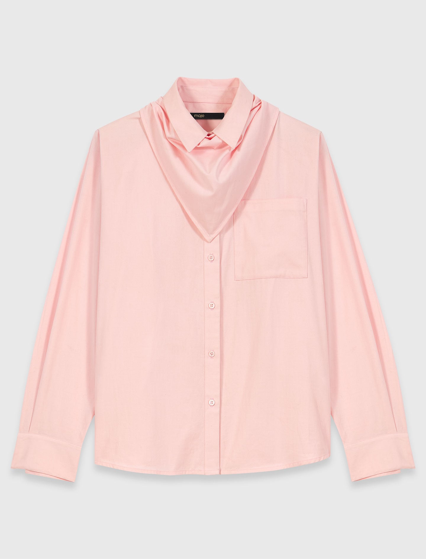 Maje Shirt with removable scarf