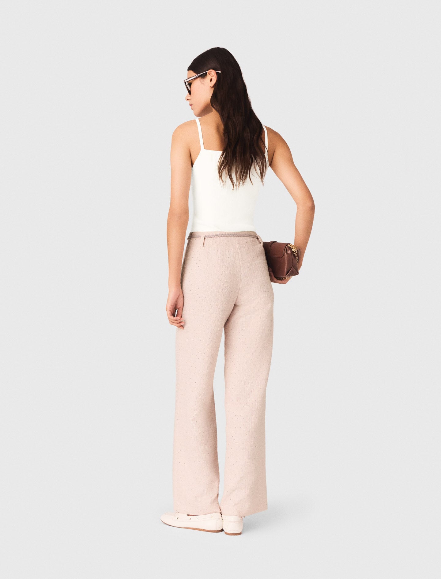Maje Tweed trousers